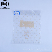 Self adhesive resealable bopp plastic bags with adhesive tape